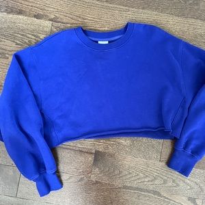 TNA cropped crew neck